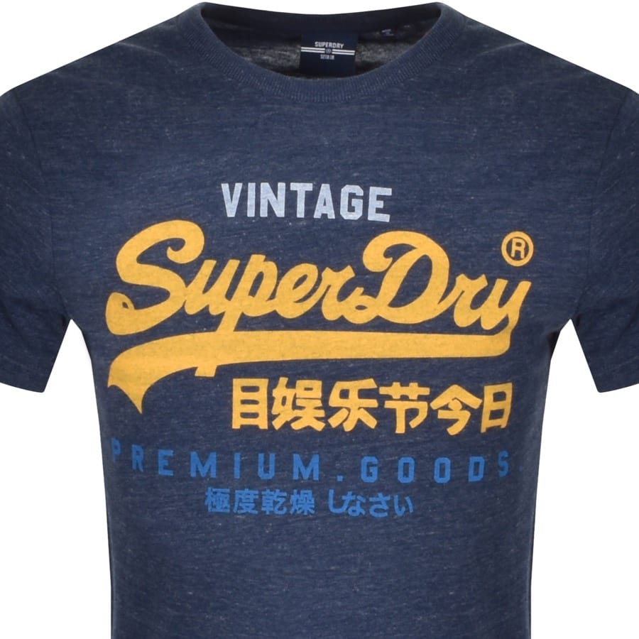 Alternative Image for ProductSuperdry Vintage Logo T Shirt Navy2